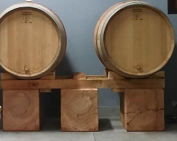 Barriques della cantina Valdepol